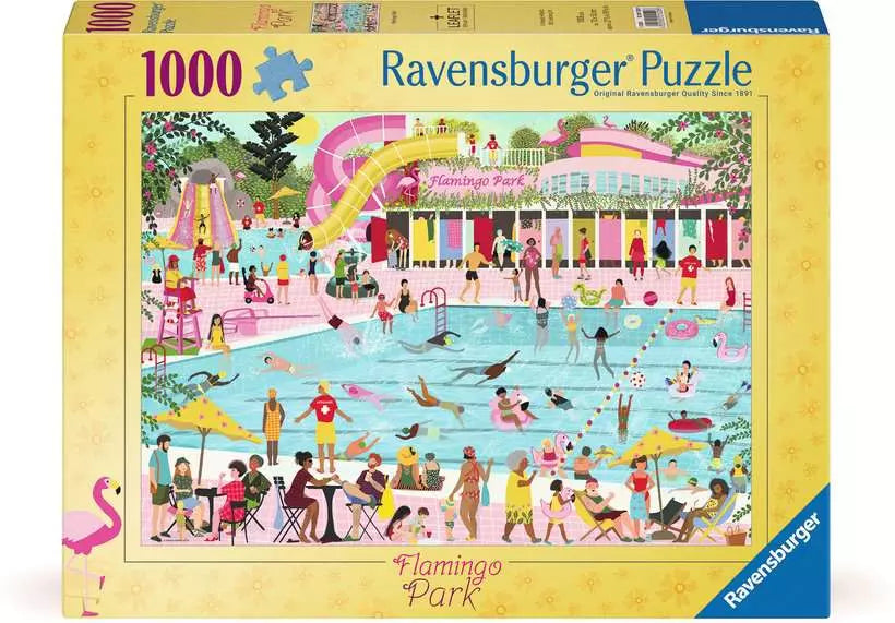 Flamingo Park 1000 Piece Jigsaw Puzzle