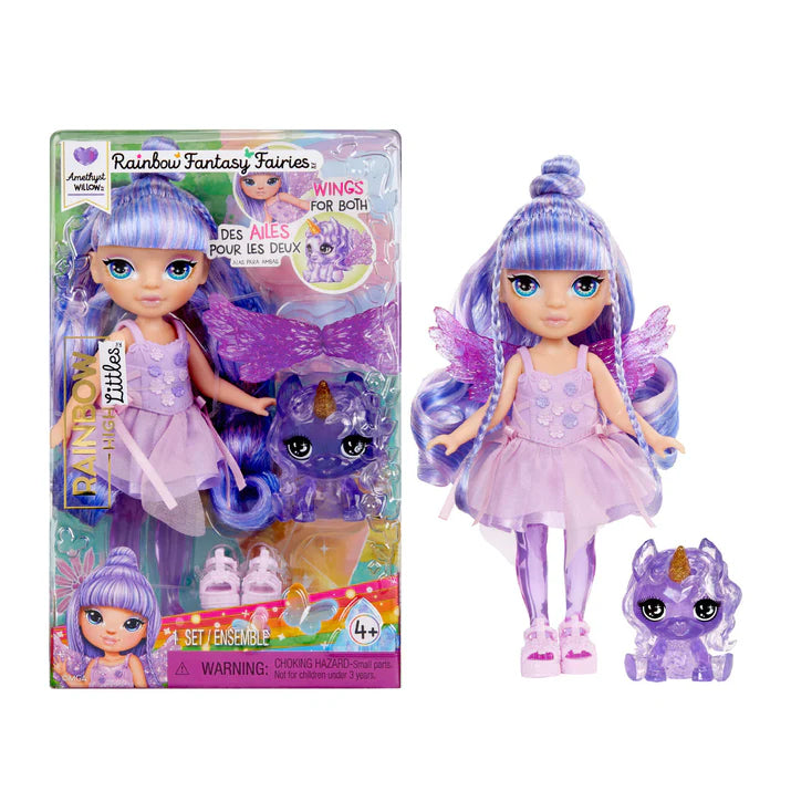 Rainbow Fantasy Fairies Amethyst Willow Doll