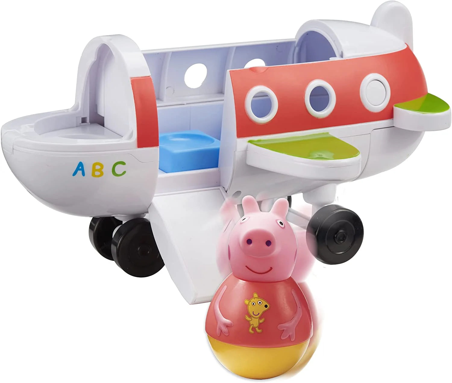 Peppa Weebles Push Along Wobbily Plane
