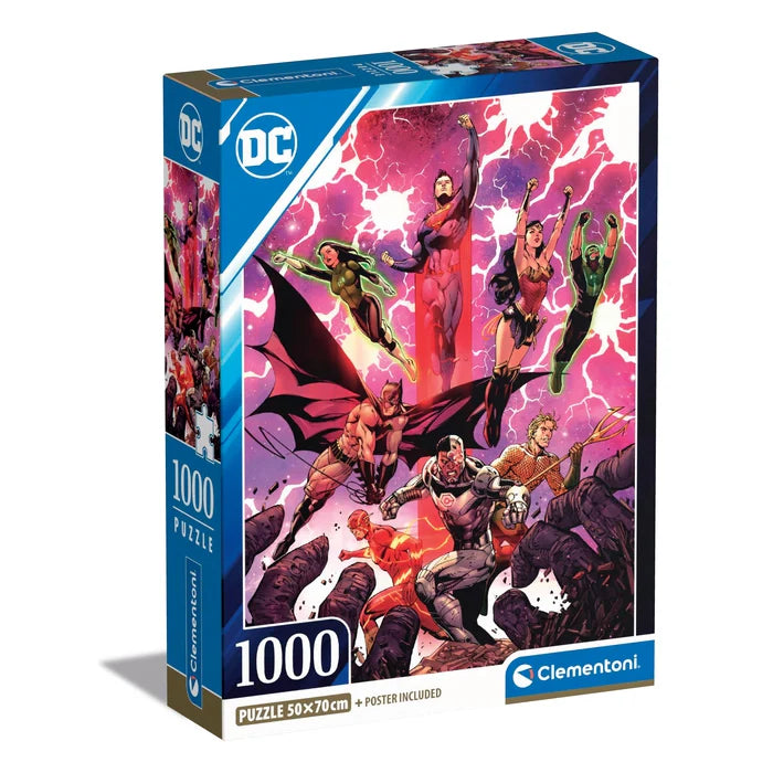 Clementoni DC Comics 1000 Piece Jigsaw Puzzle