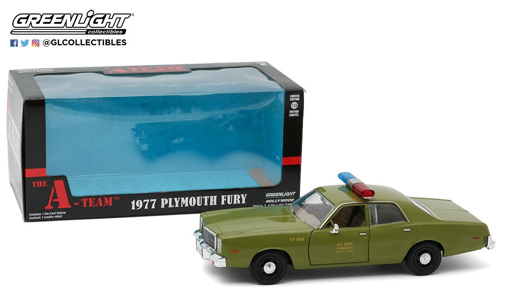 The A Team 1977 Plymouth Fury 1:24 Die Cast
