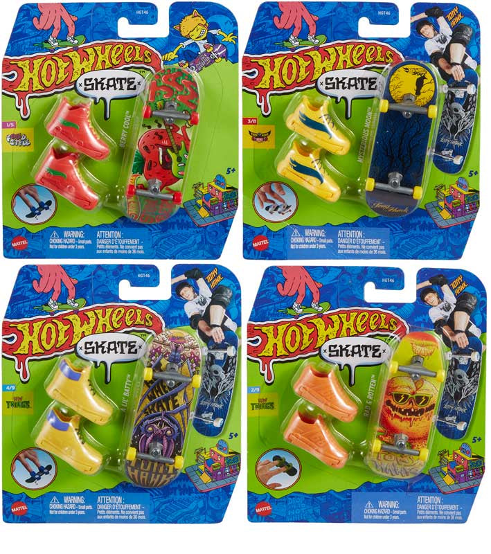 Hot Wheels Board & Shoe Assortment