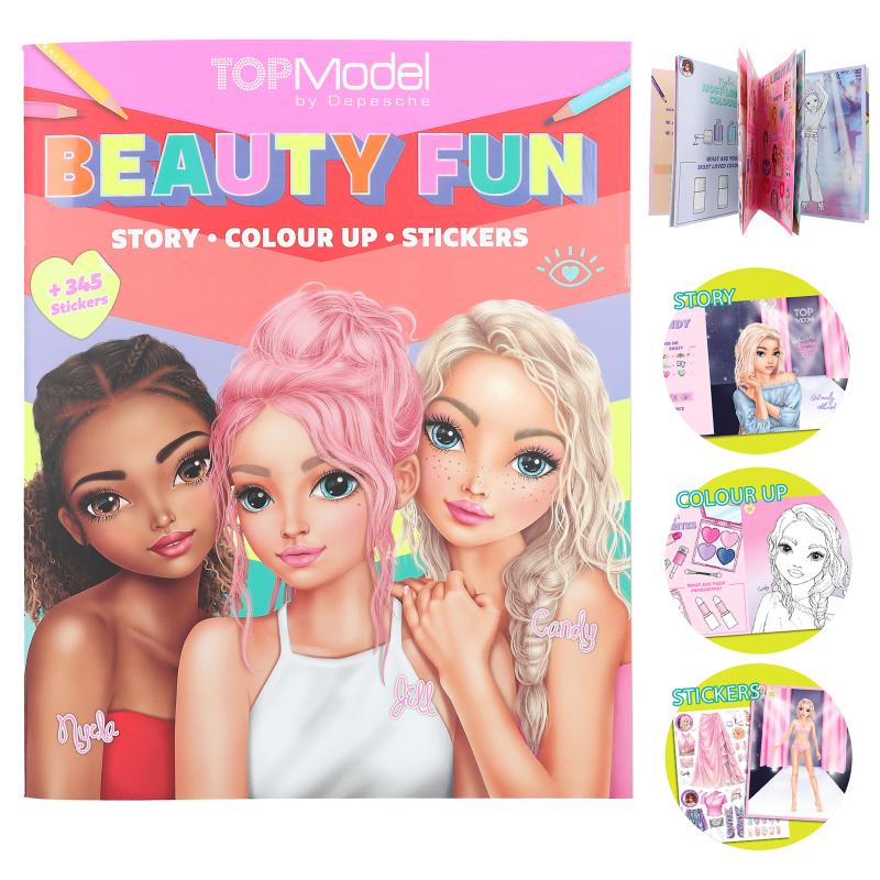 TOPModel Colouring Book Beauty