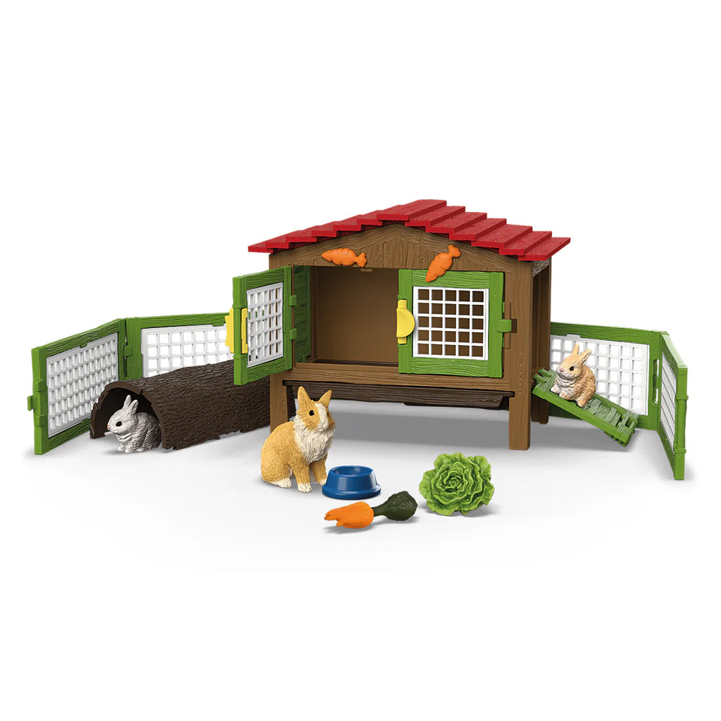 Schleich Farm World Rabbit Hutch