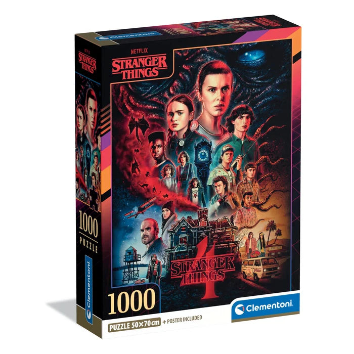 Clementoni Stranger Things 1000 Piece Jigsaw