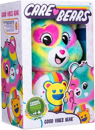 Care Bears Good Vibes Bear 35cm Medium Plush Bear