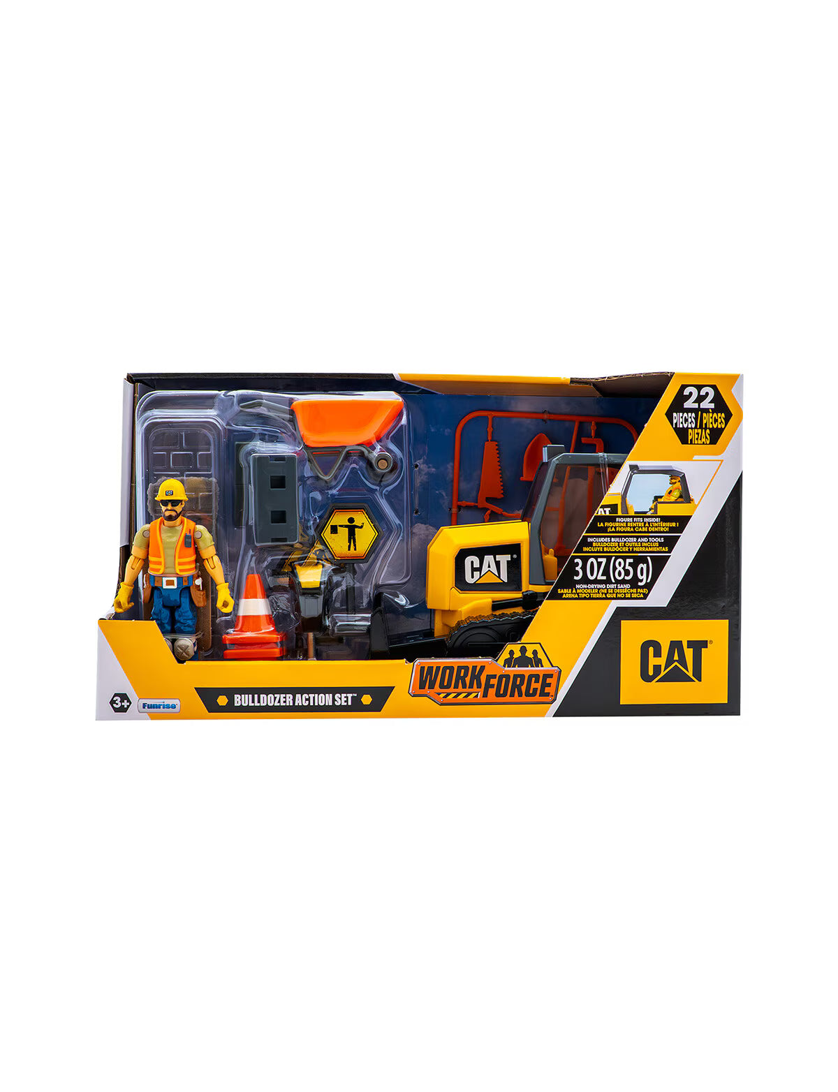 CAT Work Force Excavator Action Set with Figure