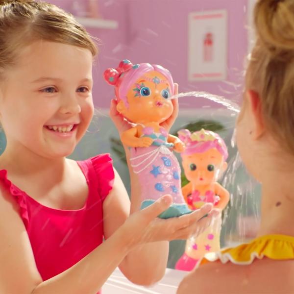 Bloopies Mermaids Magic Tail Yellow/Pink Tail