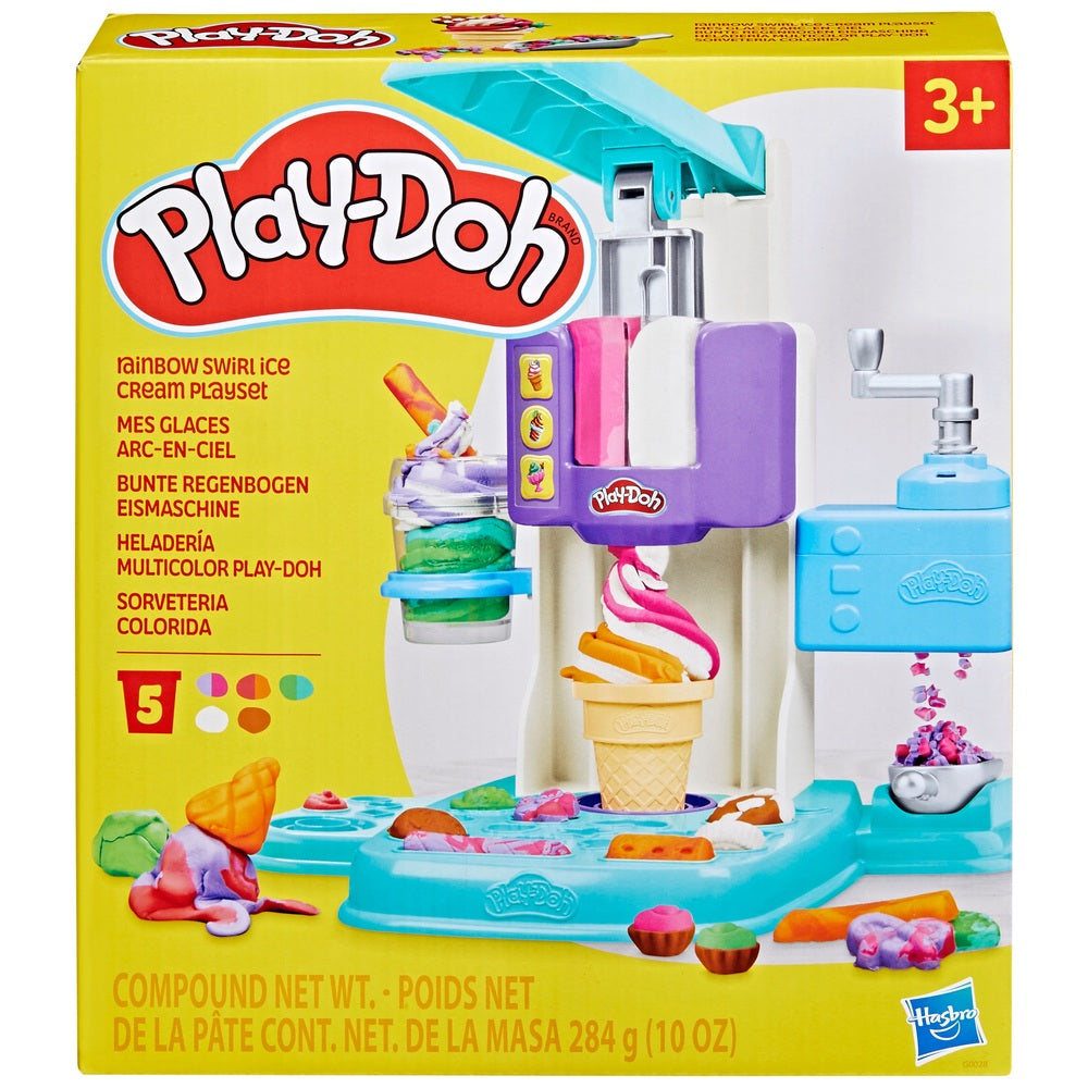 Play-Doh Rainbow Swirl Ice Cream Play-Set