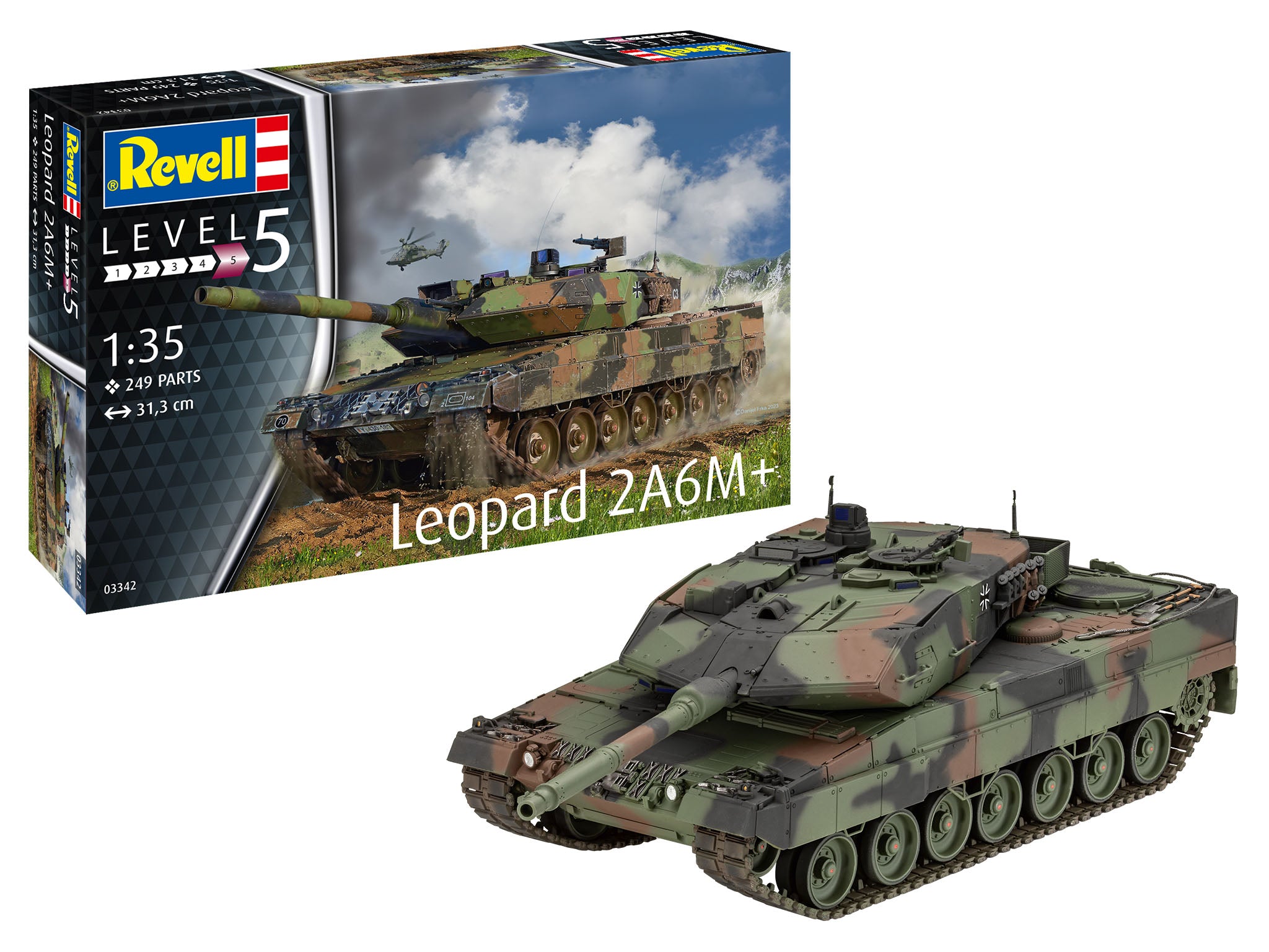 Leopard 2 A6M+ Battle Tank 1:35 Scale Kit