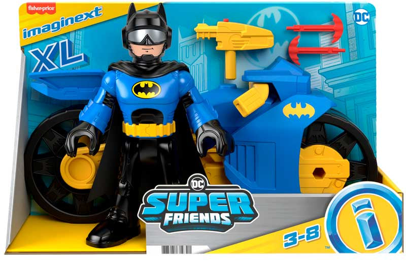 Imaginext Batman & Batcycle XL Playset