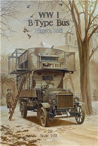 WW1 Type B Omnibus Pidgeon Loft 1:72 Scale Kit