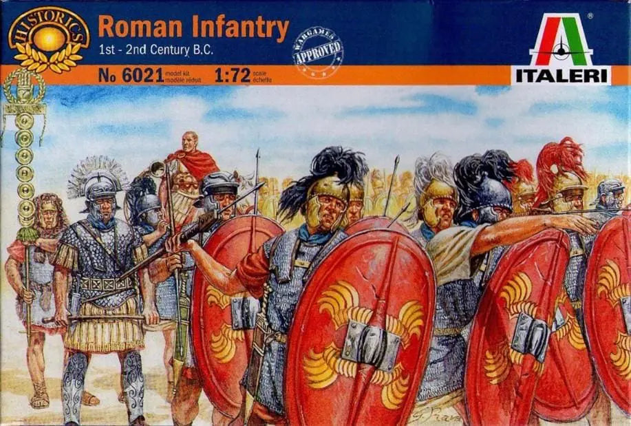 Italeri Roman Infantry 1st-2nd Century BC 1:72 Scale Model figures