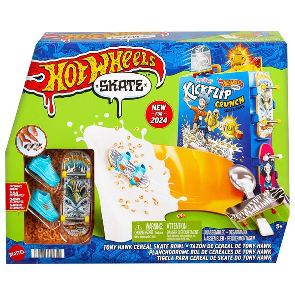 Hot Wheels Skate Tony Hawk Cereal Skate Bowl
