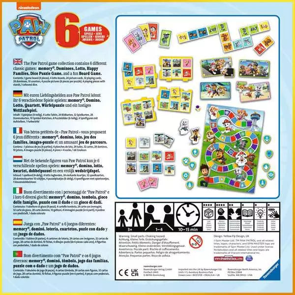 Paw Patrol 6-in-1 Games