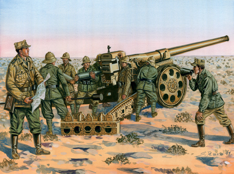 Italeri Cannone Da 149/40 With Crew 1:72 Scale