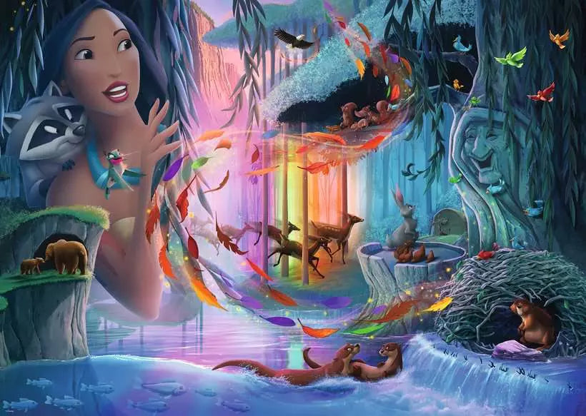 Disney Castle Coll: Pocahontas 1000 Piece Jigsaw