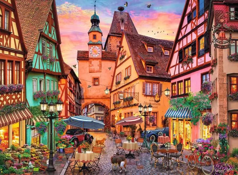 Bavarian Romance 500 Piece Jigsaw Puzzle