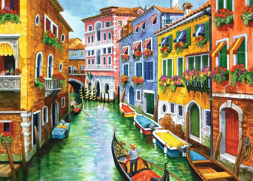 Gondola Ride 300 Piece Jigsaw Puzzle
