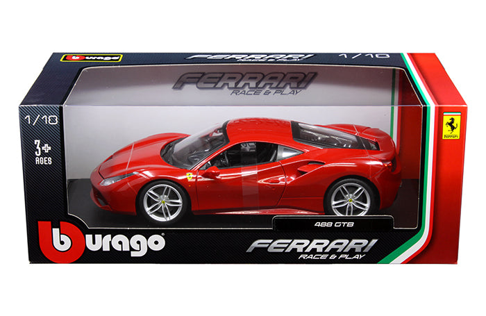 Burago Race & Play Ferarri 488 GTB 1:24 Die Cast