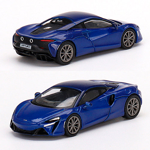 Mini GT Mclaren Artura Volcano Blue 1:64 Die Cast