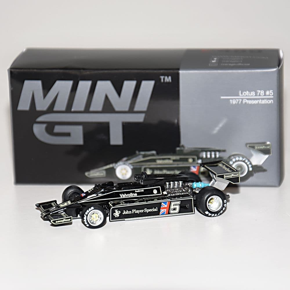 Mini GT Lotus 78 No.5 1977 JPS 1:64 Die Cast