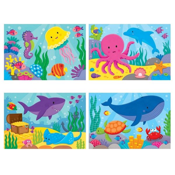 Galt Ocean 4 Puzzles in a Box