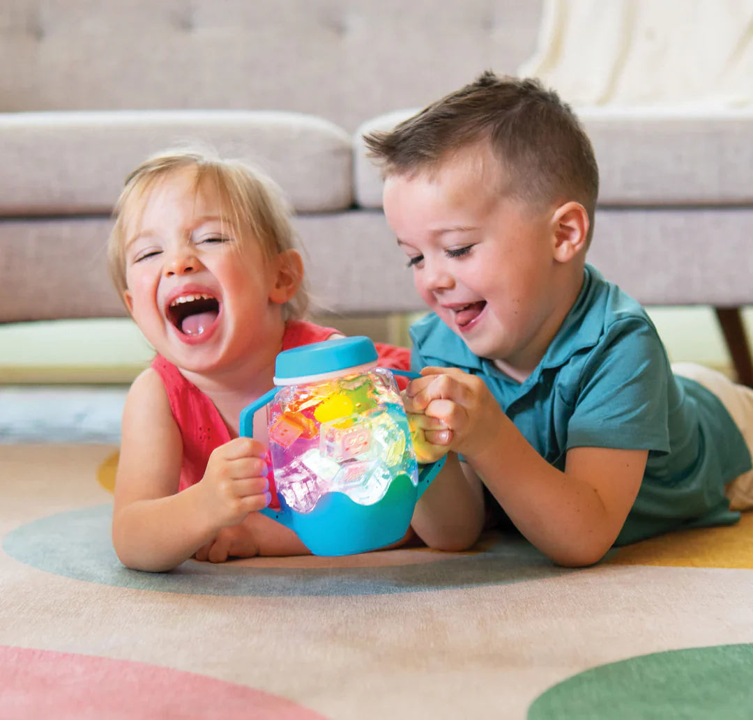 Glo Pals Light Up Sensory Jar - Blue