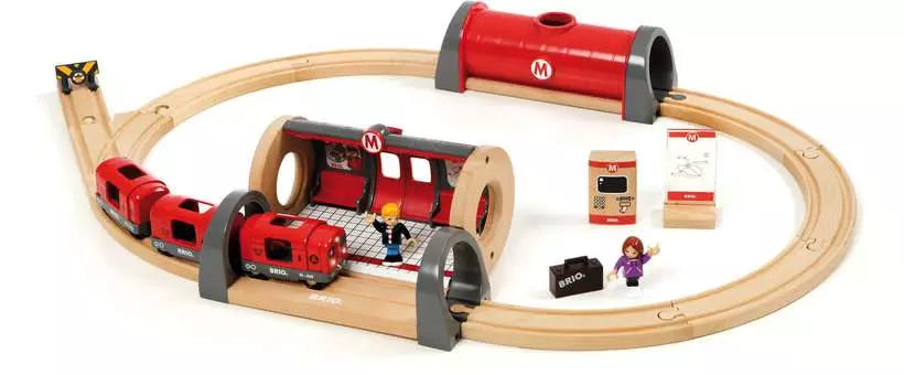 Brio Metro Railway Set