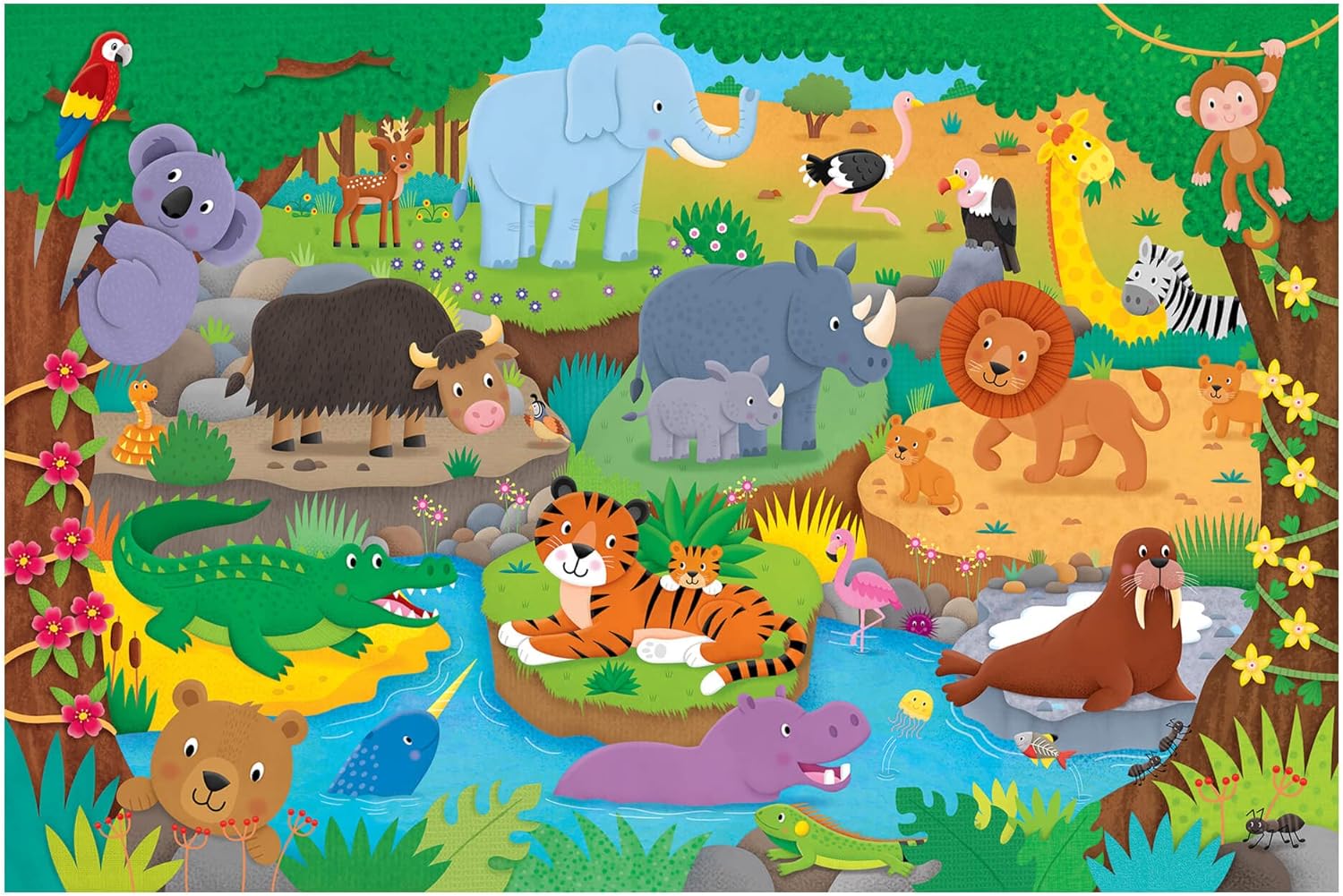 Galt Floor Puzzle - Alphabet Animals