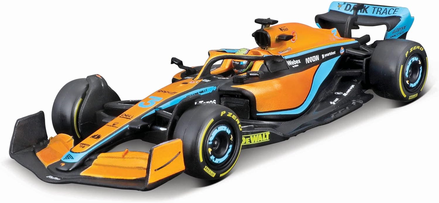 Burago McLaren F1 MCL 36 2022 Norris 1:43 Scale