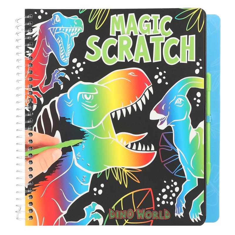 Dino World Magic-Scratch Book
