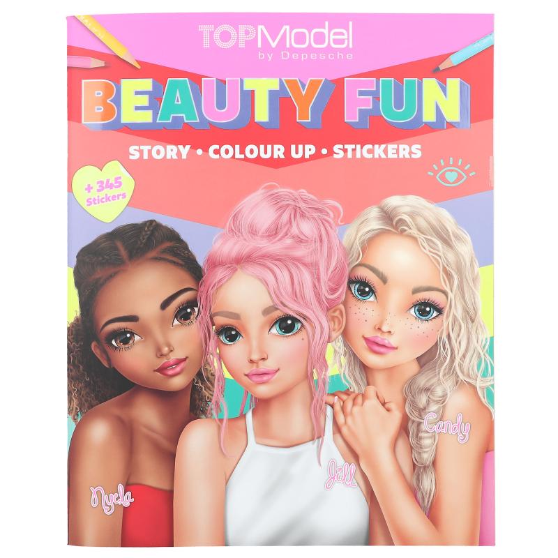 TOPModel Colouring Book Beauty