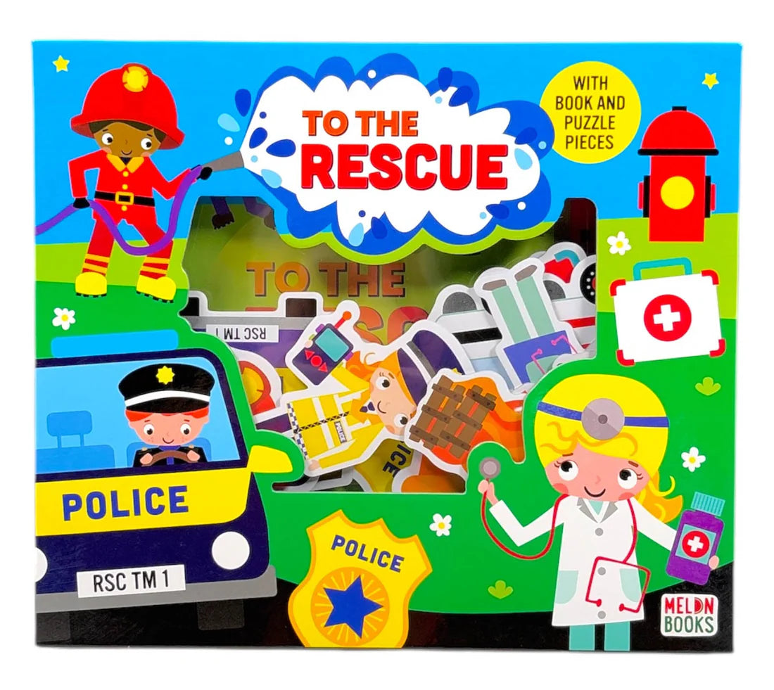 To The Rescue Book with Puzzle Pieces