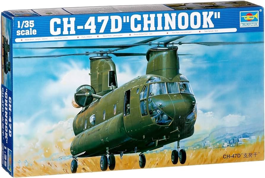 Trumpeter CH-47d Chinook 1:35 Scale Kit