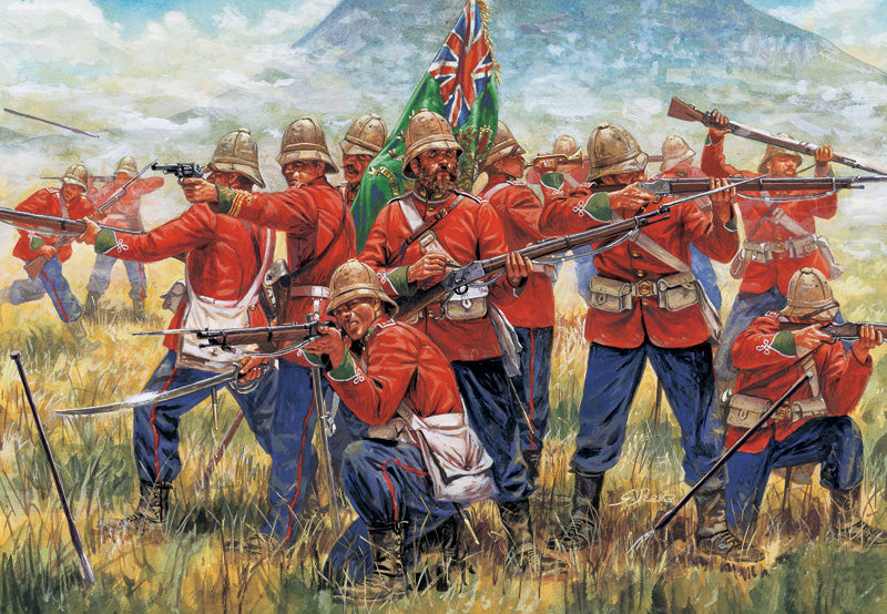 Italeri Zulu War- British Infantry 1:72 Scale Model Figures