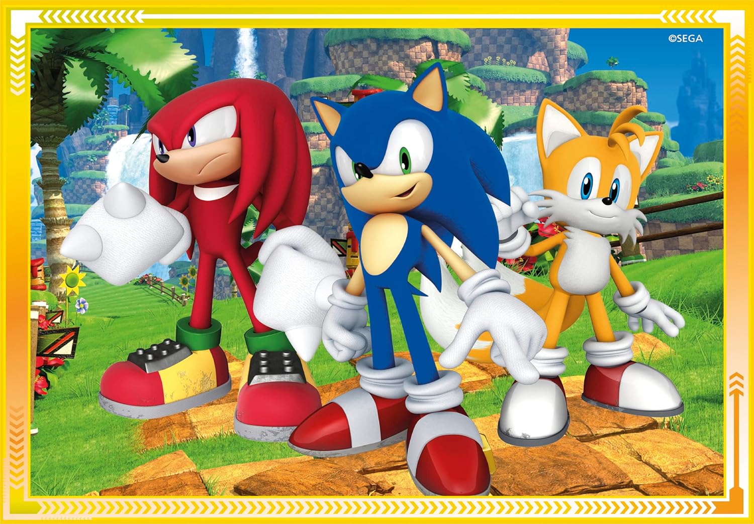 Clementoni Sonic the Hedgehog 4 in 1 Jigsaw Puzzle