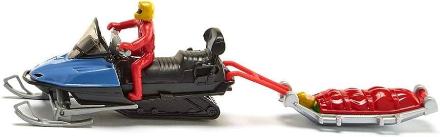 Siku 1:87 Snowmobile With Rescue Sledge