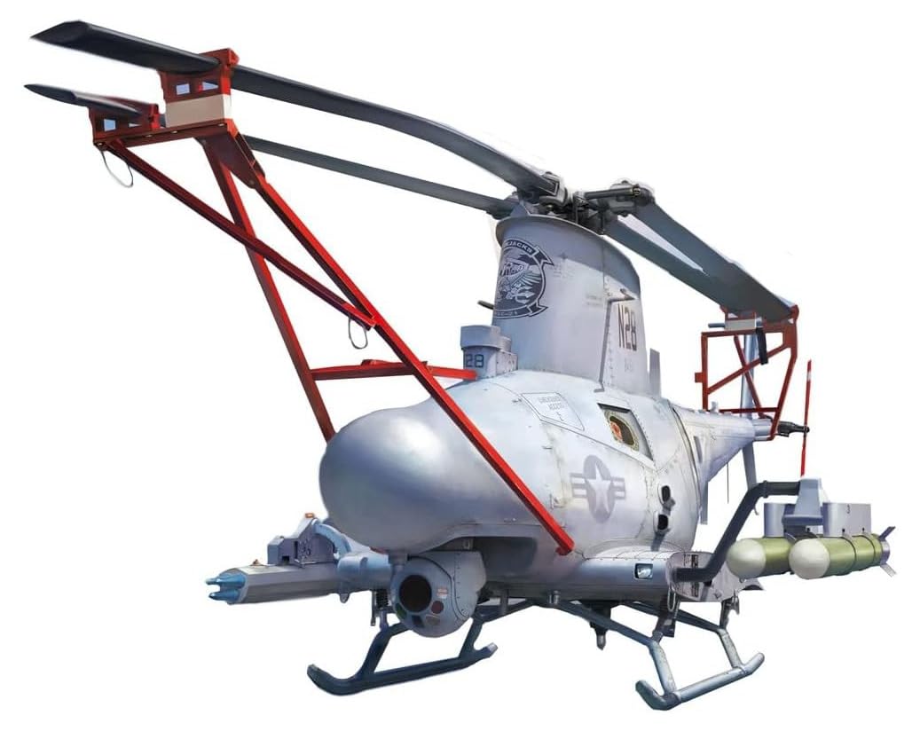 US MQ-8B Fire Scout with Missile & Blade fold Kit