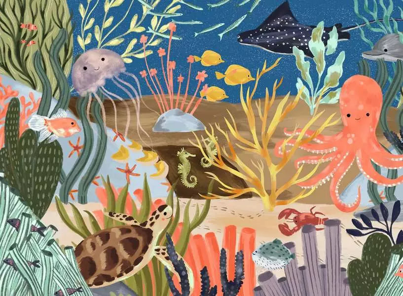Ocean Whimsie 500 Piece Jigsaw Puzzle