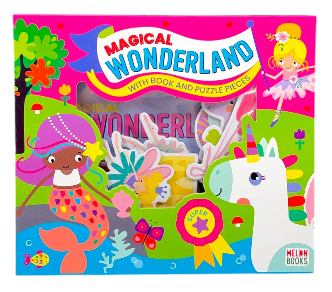 Magic Wonderland Book with Puzzle Pieces