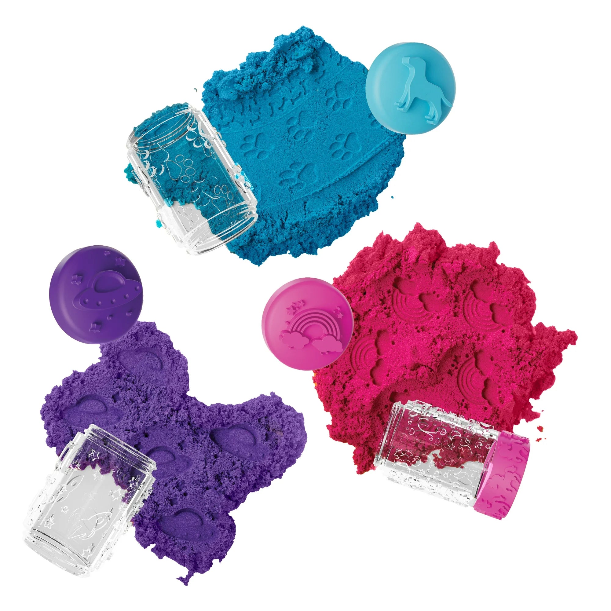 Wonder Factory Never Dry Sand Assorted Colours