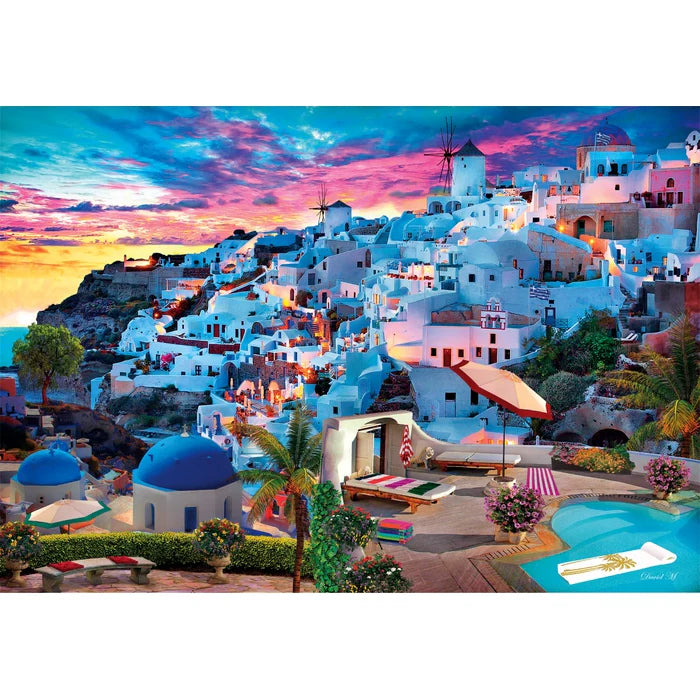 Clemintomi Greek View 500 Piece Jigsaw