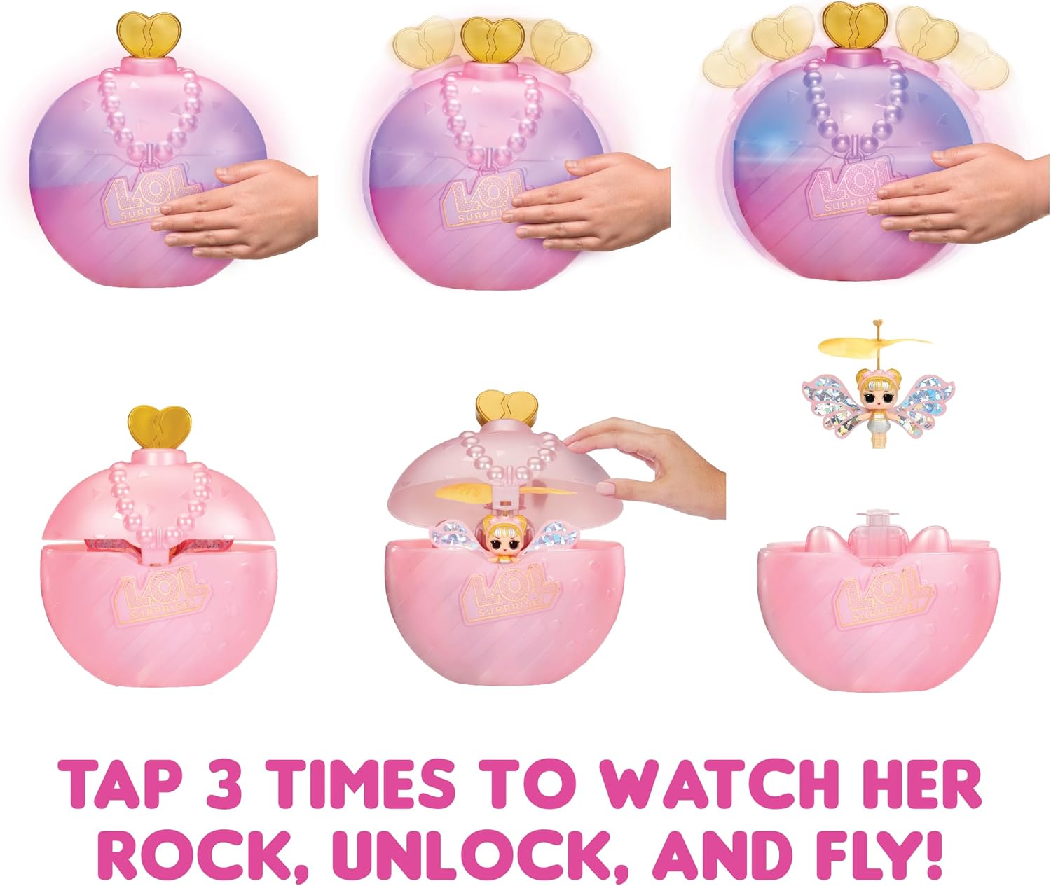 L.O.L. Surprise Magic Flyers Doll Sky Starling
