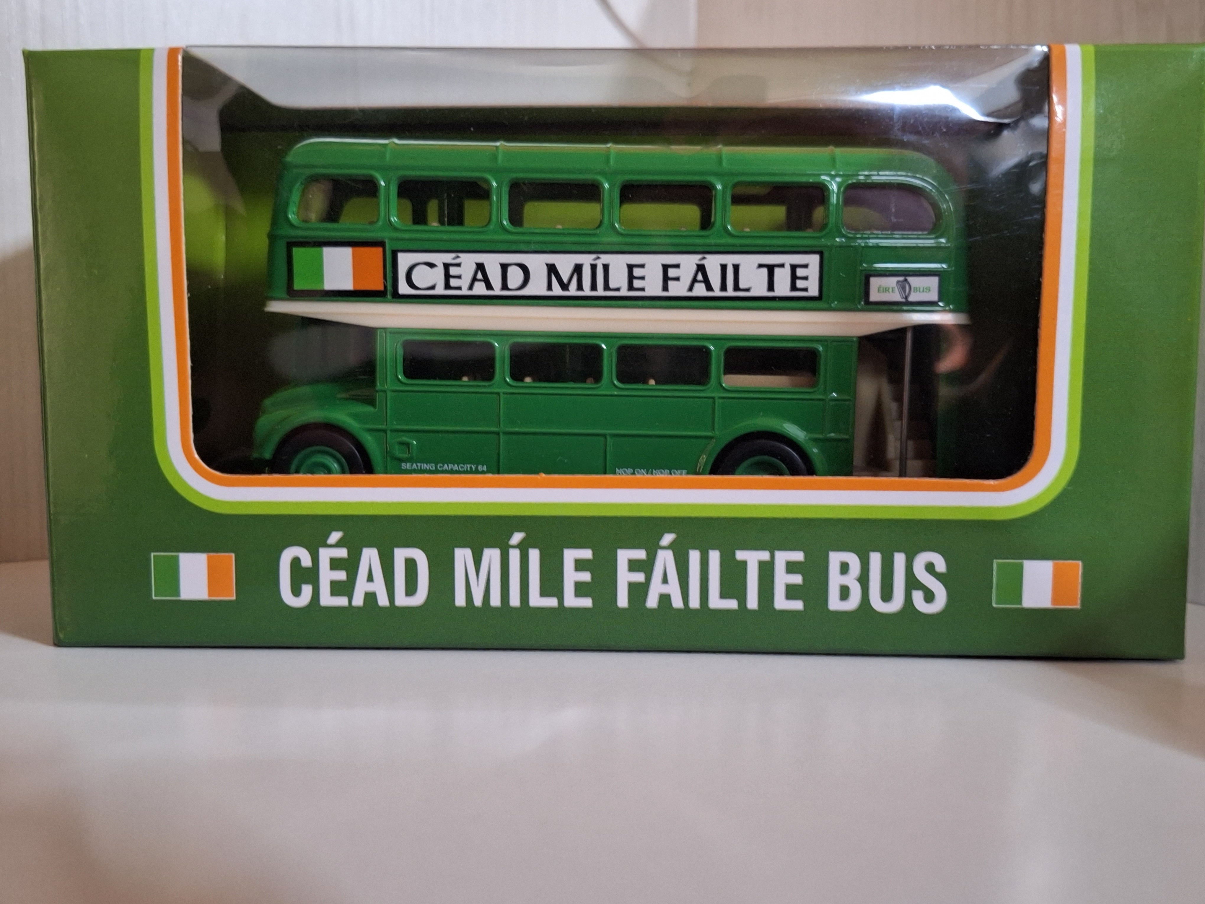 Irish Bus Green Cead Mile Failte