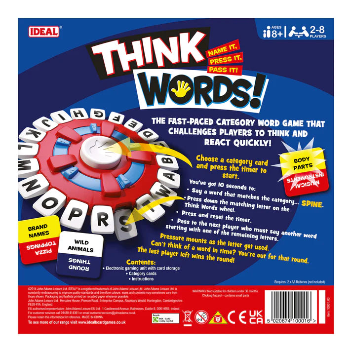 Think Words Game