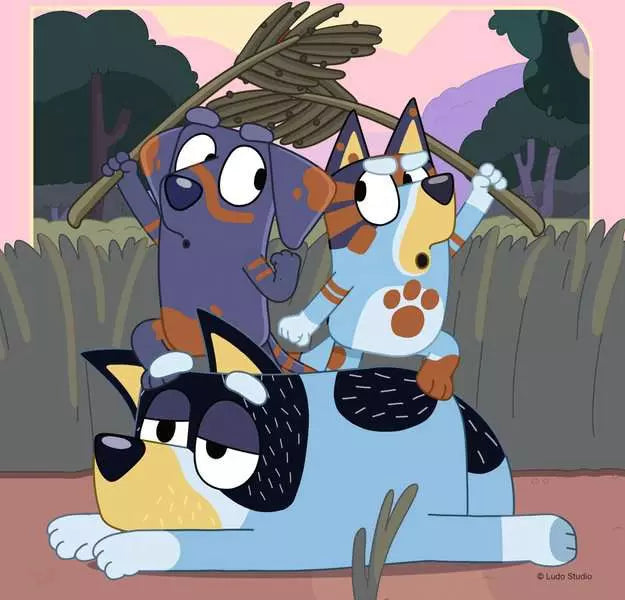 Bluey 3x49 Piece Jigsaw Puzzles