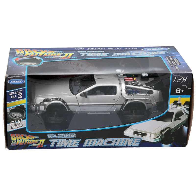 DeLorean Back to the Future 2 1:24 Scale Die Cast