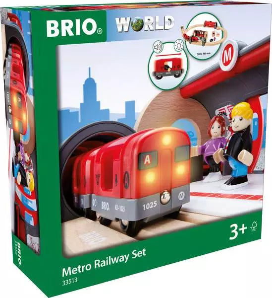 Brio Metro Railway Set