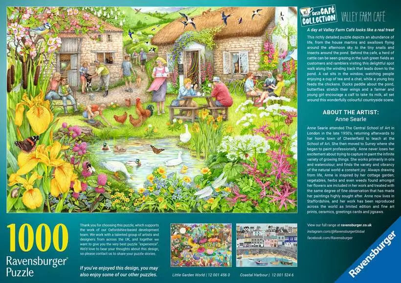 Cosy Caf No3: Farm Caf 1000 Piece Jigsaw Puzzle